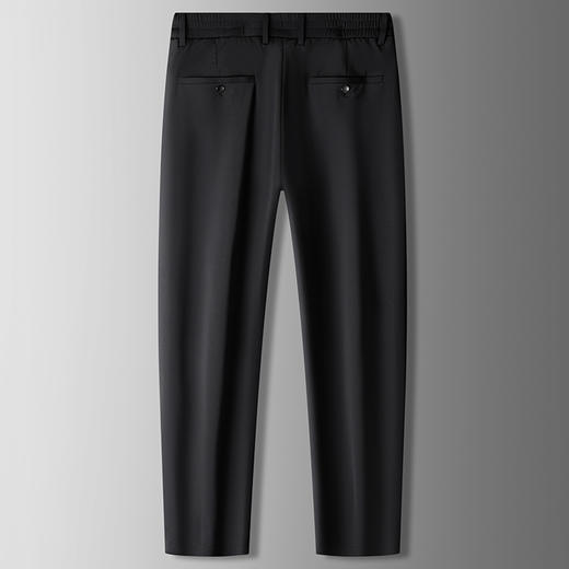 【弹力薄款】【DKP】大依优型大码商务休闲裤弹力高腰直筒休闲裤男宽松大码免烫抗皱夏季长裤肥佬300斤特大码 商品图1