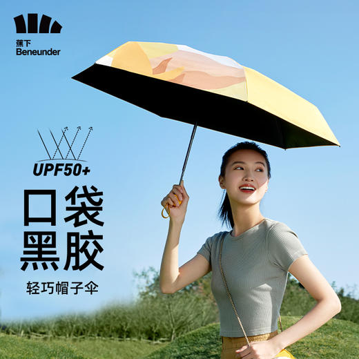 蕉下23SS五折黑胶防晒伞BM651（原口袋帽野伞） 商品图5