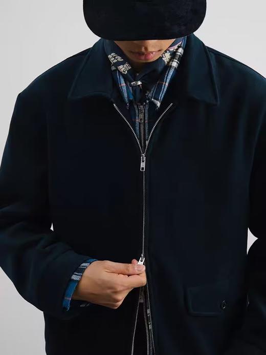 SUPERTOFU(SPTF) /MKS-AW24-J142/纽扣口袋 翻领拉链夹克 商品图0
