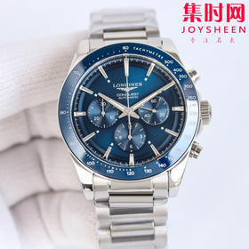 浪琴新款康卡斯悦动计时系列 男士腕表 凭借其设计，实用的功能和舒适的佩戴体验