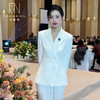 IWY/气质米白色西装套装女高端总裁演讲上镜职业装医美接待正装C15106+P35106 商品缩略图4