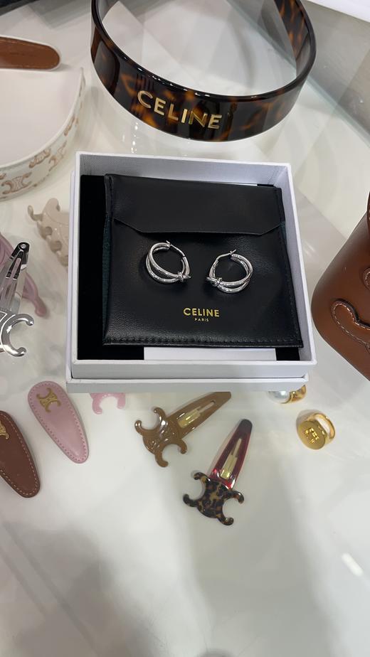 赛家 新款法式复古金属打结双层耳环 商品图1