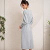雀说腰带POLO领连衣裙新款气质修身撞色衬衫AL5019 商品缩略图1