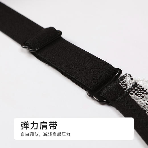 都市丽人聚拢升杯B杯常规内衣薄蕾丝软钢圈常规文胸YBH2C7 商品图5
