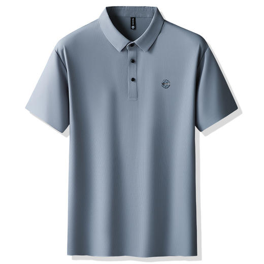 【冰丝无痕】【8色可选】【DK】大依优型大码短袖polo衫翻领加肥加大男装肥佬运动休闲冰丝无痕凉感上衣胖子商务 商品图7