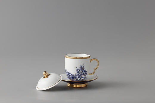 先生瓷·海上明珠4件套盖杯（黄金） 商品图1