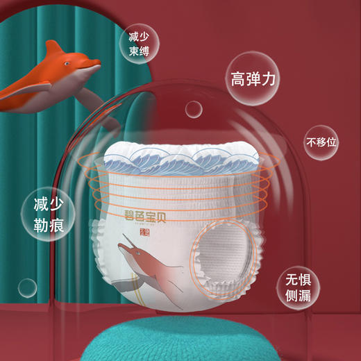 碧芭宝贝盛夏Pro金装plus2包+大鱼海棠mini1包纸尿裤拉拉裤组合 商品图4