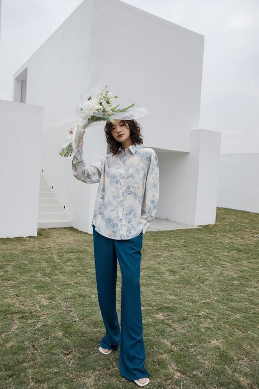 LNNNS 靛蓝色休闲西装长裤 15862 商品图1