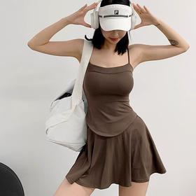 跃牌【禅语梵心】细带美背运动背心女双层外穿健身瑜伽内衣舒适普拉提健身文胸春夏WX5148