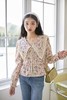 L.Fleuri 蕾丝翻领碎花上衣 15556 商品缩略图0