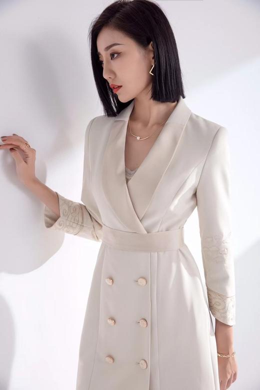 Le Malene 优雅国风翻领连衣裙 15584 商品图4