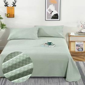 【唯众良品&纺棉人 】 山东纯棉高端斜纹 提花 老粗布三件套