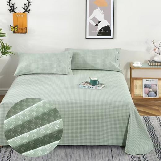 【唯众良品&纺棉人 】 山东纯棉高端斜纹 提花 老粗布三件套 商品图0