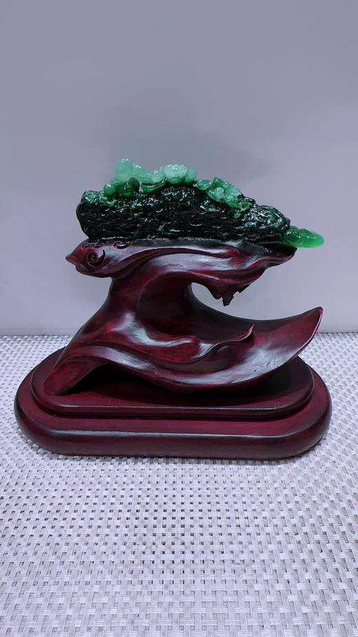 620875翡翠摆件【勃勃生机】 商品图3