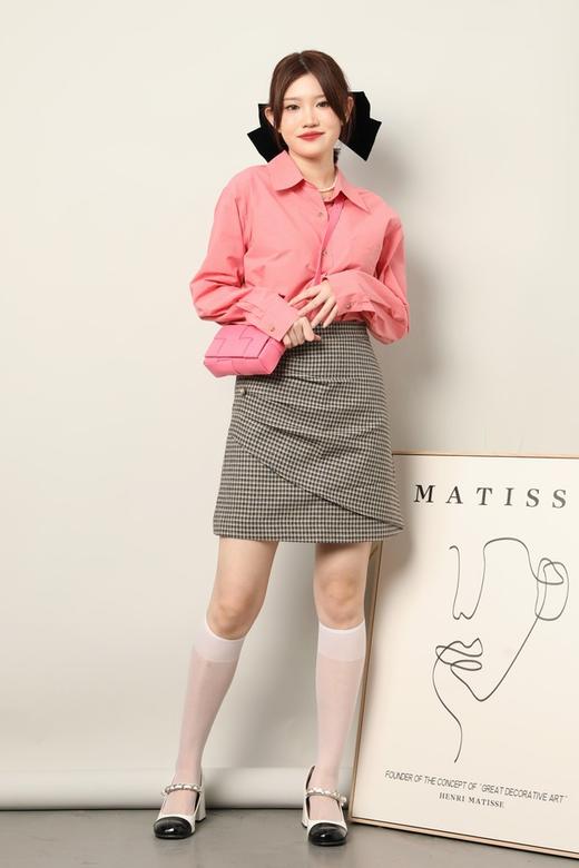 amadella 精致绿色格纹短裙半裙 17652 商品图1