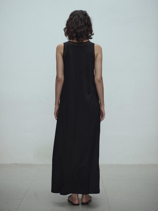 VC｜SS25010 Irene jersey dress [连衣裙  黑 / 白 ] 商品图10