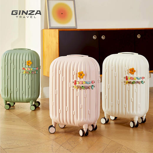 银座新款ins风可爱少女系仙人掌系列拉链箱6857L 商品图2