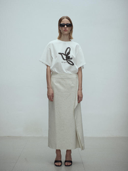 VC｜SS25031 Tully flap skirt  [半身裙 燕麦 ] 商品图1