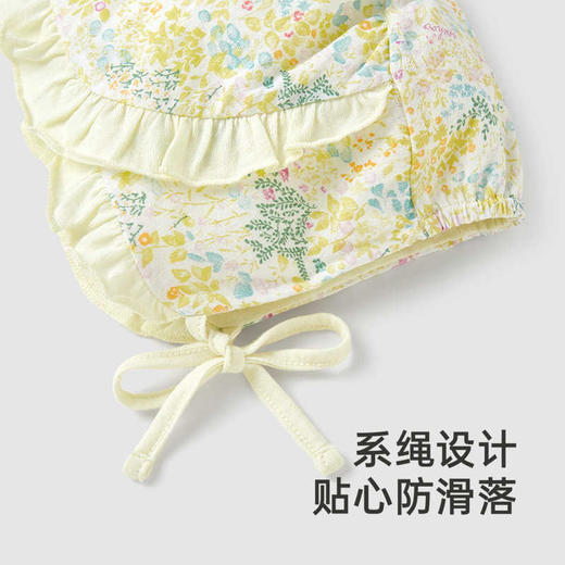 英氏婴儿帽子春夏纯棉宝宝贴面帽柔软透气胎帽25新款YLSHJ1R002A 商品图4