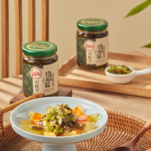 川娃子烧椒酱下饭菜230g瓶装农家剁椒酱拌面拌饭酱炭烤辣椒酱 商品图3