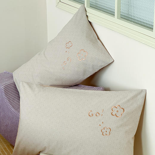 【品牌直发】加倍生活  纯棉色织贴布绣四件套 商品图5