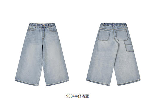 jnby  25年春款  牛仔九分裤  1P2E10990 商品图13