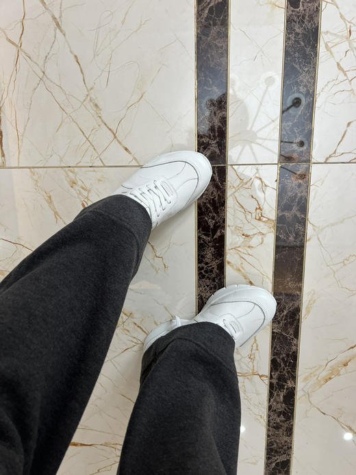 225-8舒适到cry 无标CE 老爹鞋小白鞋 4cm增高 暴走能小跑 我穿37 商品图8