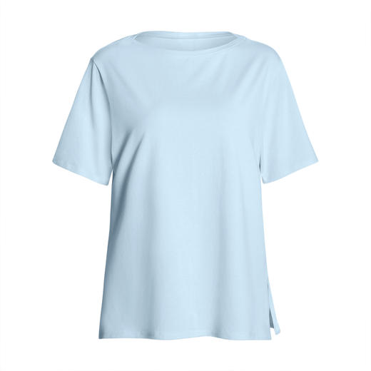 跃牌【倚窗听雨】系列 Athena瑜伽服女圆领裸感透气宽松短袖t恤运动健身罩衫上衣DA99 商品图0