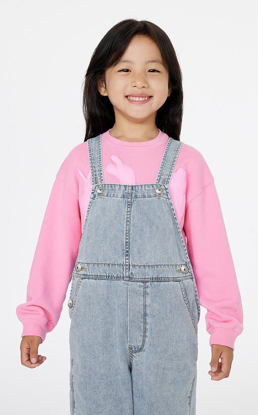 jnby  25年春款  牛仔背带长裤  1P2E10440 商品图4