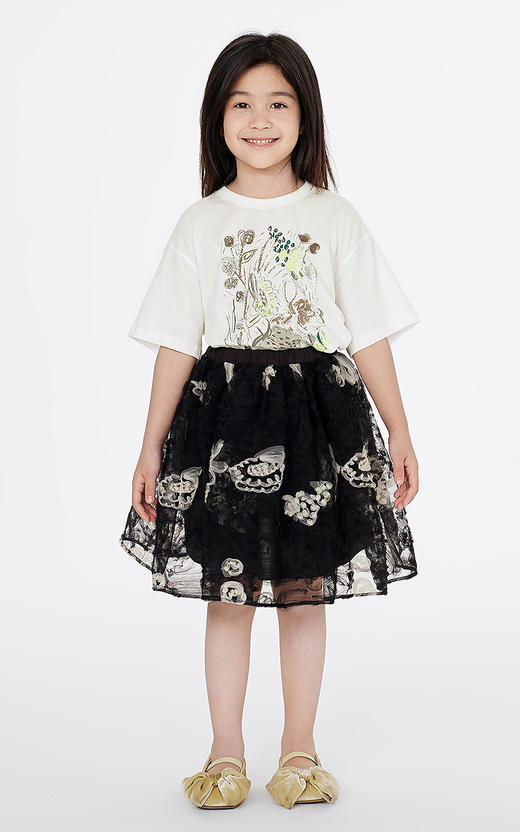 jnby   25年春款   短款腰裙   1P2D11250 商品图0