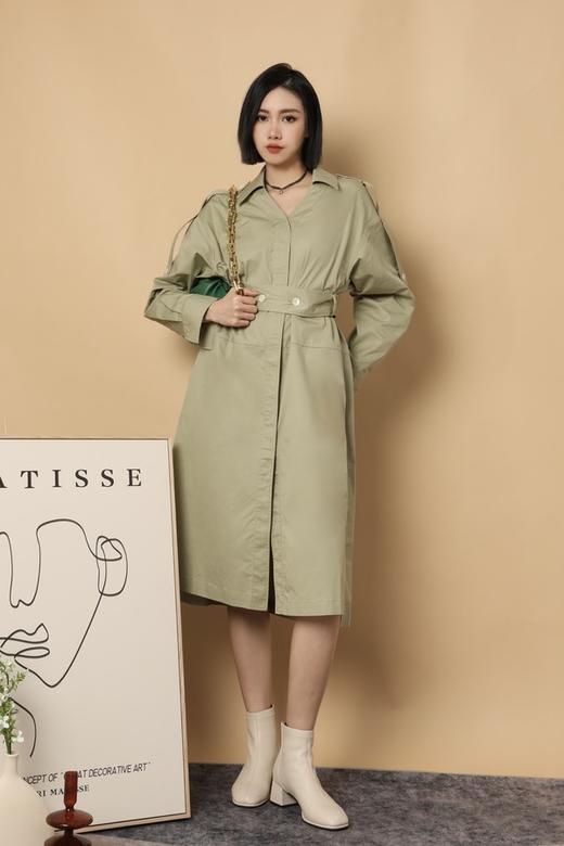 Le Malene 通勤设计感衬衫连衣裙 15621 商品图1