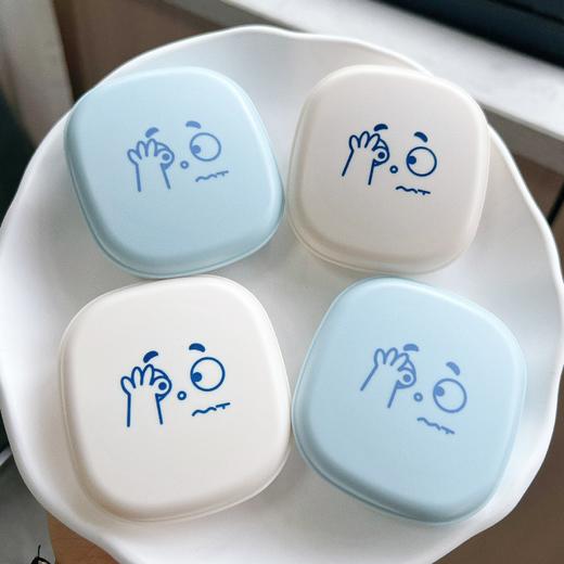 卡通表情隐形眼镜盒护理盒美瞳盒6577 商品图12