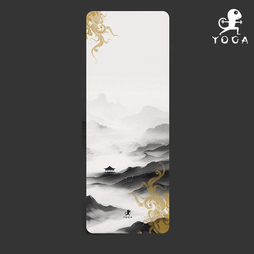 壁虎新款【印花垫-墨染江山】天然橡胶印花瑜伽垫【5天发货】 商品图0
