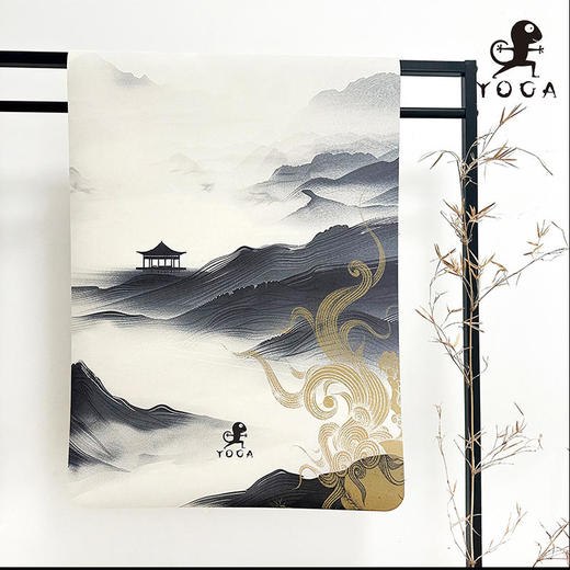 壁虎新款【印花垫-墨染江山】天然橡胶印花瑜伽垫【5天发货】 商品图3