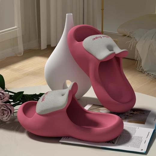 【踩屎感兔子凉拖鞋】夏季家居室内洗澡家用 eva橡塑材质 防滑厚底外穿不臭脚  商品图4