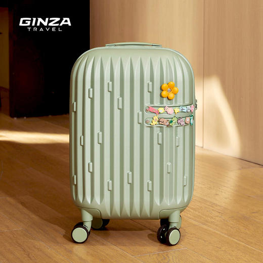 银座新款ins风可爱少女系仙人掌系列拉链箱6857L 商品图3