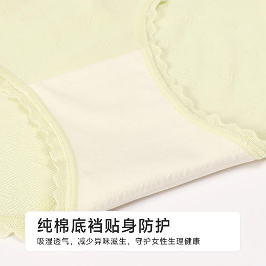 都市丽人一体无缝一体美臀系列RC棉提花平角裤LKH5H8 商品图7