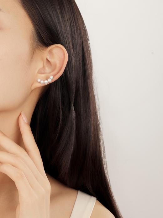 IIPO宜珠宜宝4-5mm淡水多珠耳环(礼盒装) 商品图3