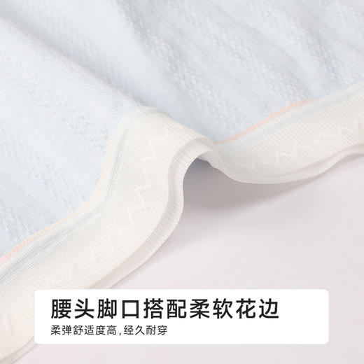 都市丽人舒肤棉纯棉系列棉质提花平角裤LKH5E7 商品图4