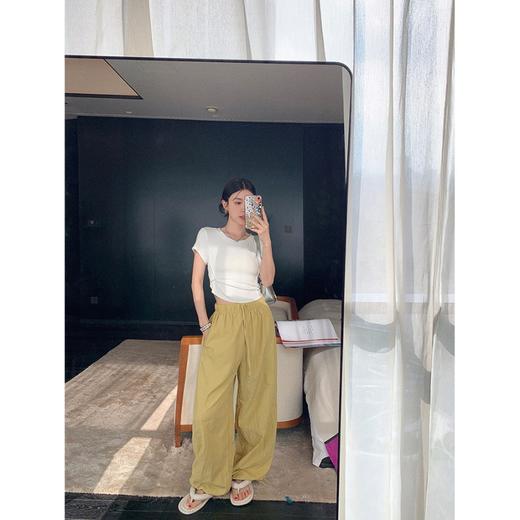 【GZ】无忧购修身短款鱼骨线显瘦带胸垫正肩上衣5027（截单后7天发货)25年清仓捡漏 商品图4