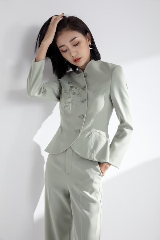 Le Malene 气质设计款国风西装长裤套装 15779 商品图1