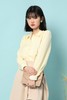 amadella 鹅黄色甜美蕾丝拼接衬衣 15764 商品缩略图0