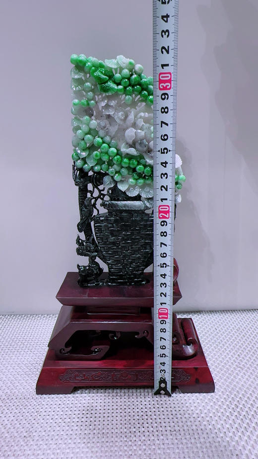 620876翡翠摆件【平安富贵】 商品图1