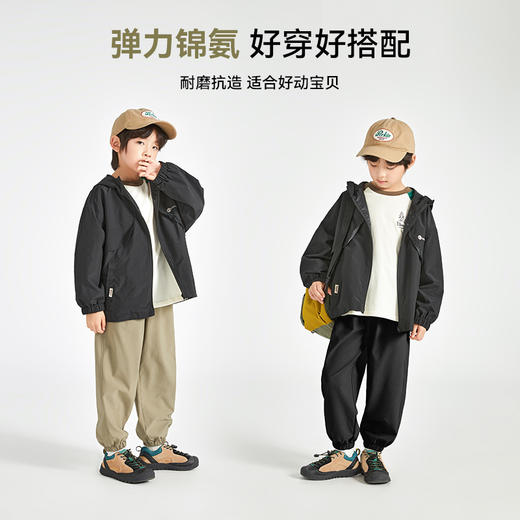 【团购价49.9-59.9】多多家男童裤子2025新款春秋季儿童中大童户外山系登山裤洋气春装9992 商品图2