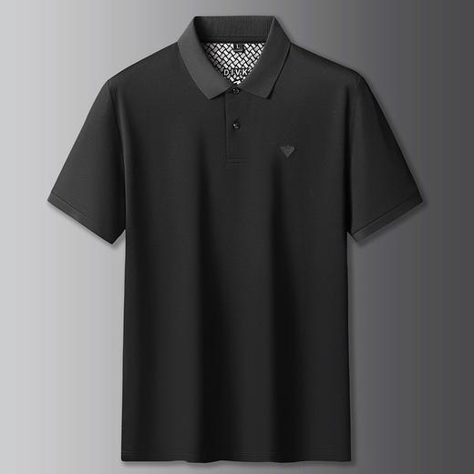 【100%棉】【DK】大依优型大码男装短袖POLO衫加大码男士棉半袖翻领体恤肥佬宽松休闲纯色上衣 商品图6