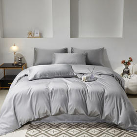 三套车SSCRM-4素色长绒棉四件套