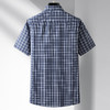 【DM】大依优型大码短袖衬衫棉格子半袖衬衣男士加肥特大码夏季半袖胖子300斤 商品缩略图2