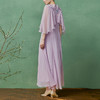 【林栖设计小店】【现货】桑蚕丝多色连衣裙云肩新中式渐变2025夏季新品披肩长裙女1952093 商品缩略图9