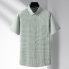 【莱赛尔棉】【DM】大依优型大码短袖衬衫加肥加大棉质半袖衬衣男夏季薄款胖子休闲宽松莱赛尔上衣 商品缩略图1