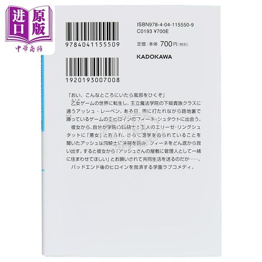 预售 【中商原版】轻小说 关于在小巷里捡到的女孩是少女游戏坏结局的女主角这件事 カボチャマスク 日文原版 路地裏で拾った女の子 商品图2